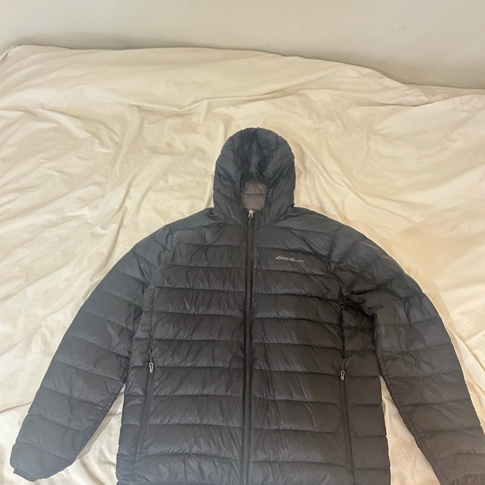 Eddie Bauer Charcoal Puffer Jacket